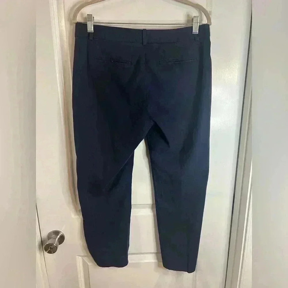 J. Crew Women’s Navy Blue Cropped Dress Pants - Size 6 - Picture 3 of 6